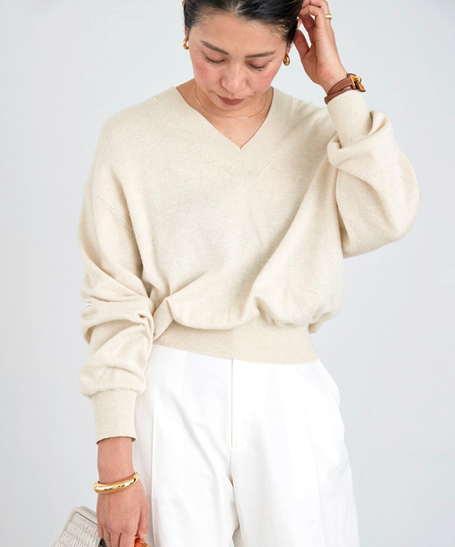 Deuxieme Classe（ドゥーズィエムクラス）の「*JOY FINE Vネック プル