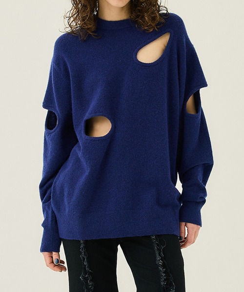 TOGA PULLA/トーガプルラ】ホールニットプルオーバー（ニット/セーター