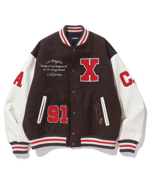 XLARGE（エクストララージ）の「OG LOGO VARSITY JACKET（スタジャン