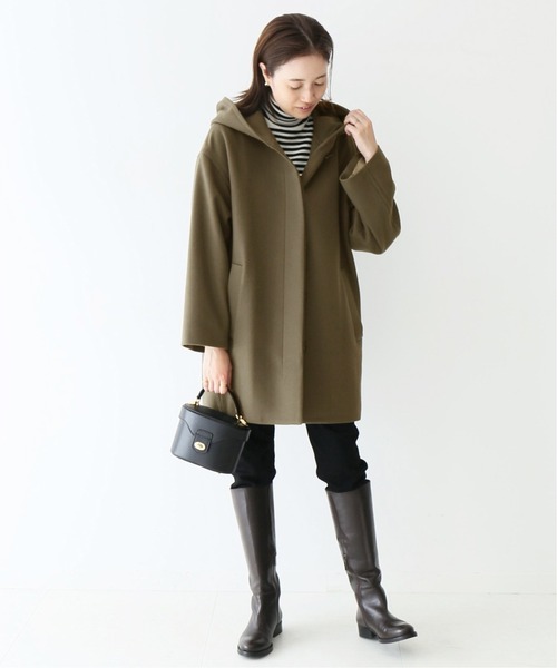 SLOBE IENA（スローブイエナ）の「ソフトメルトンショートフードコート