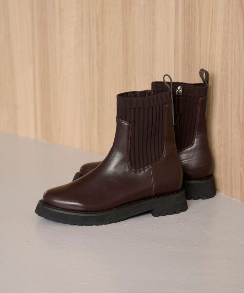 セール】ストレッチ ショートブーツ 撥水（ブーツ）｜green label