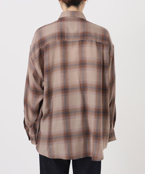 SLOBE IENA（スローブイエナ）の「ビエラチェックルーズシャツ（シャツ