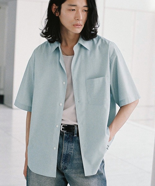NEW BASIC MICRO SPAN BOX H/S SHIRT（シャツ/ブラウス）｜WYM LIDNM