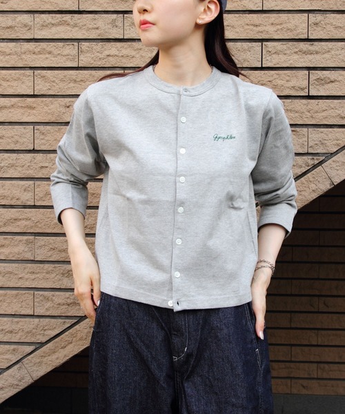 GYMPHLEX/ジムフレックス ショートクルーネックカーディガン SHORT