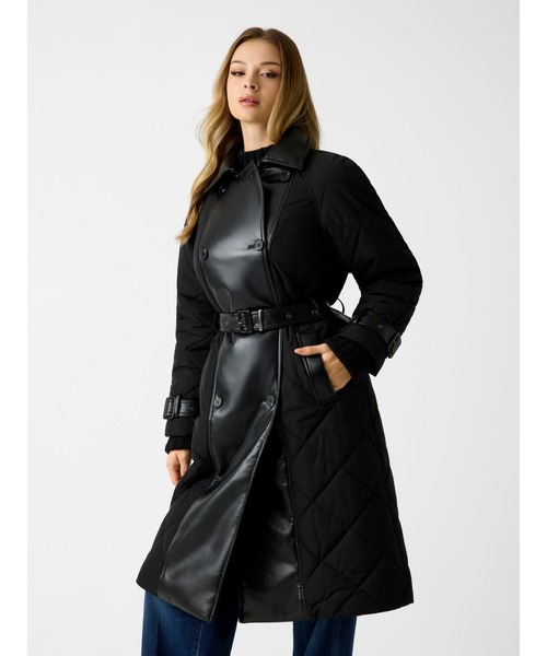 ALEXANE Quilted Trench トレンチコート | GUESS(ゲス) JAPAN 公式