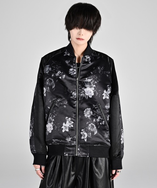 ADRER（アドラー）の「premium reversible suka jumper -wolf/flower