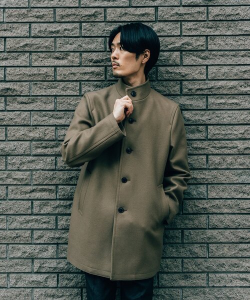 EDIFICE（エディフィス）の「SUPER 150's ウール メルトン スタンド