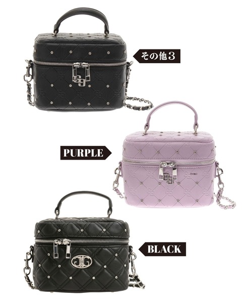 ZOZO限定！！】ラインストーンキルティングBAG（ショルダーバッグ