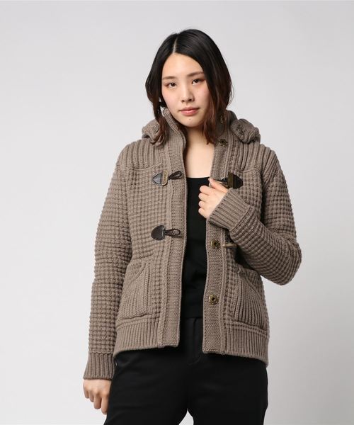 BARK（バーク）の「《BARK/バーク》 ショートダッフル ニット コート