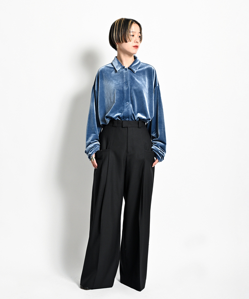 CITYSHOP（シティーショップ）の「VELVET OVER シャツ（シャツ