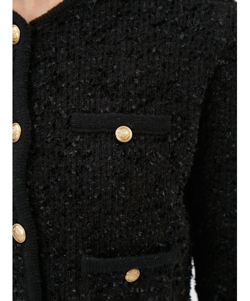 FRAY I.D（フレイアイディー）の「ミックスツイードニットカーディガン