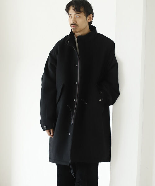 BEAMS（ビームス）の「BEAMS / 中綿 ウール モッズ コート（モッズ