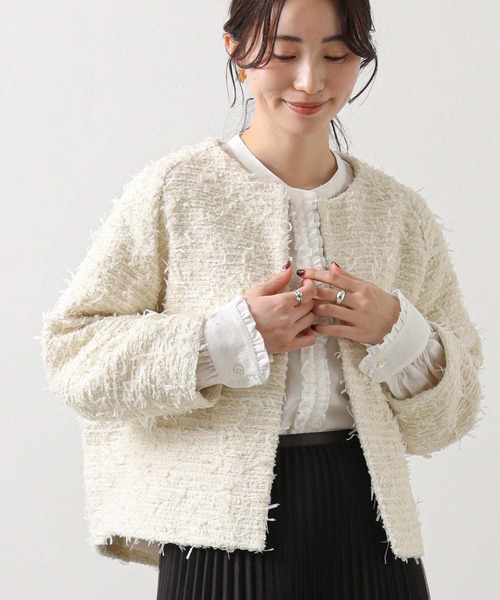 LUリボンツイードジャケット（その他アウター）｜Gready Brilliant