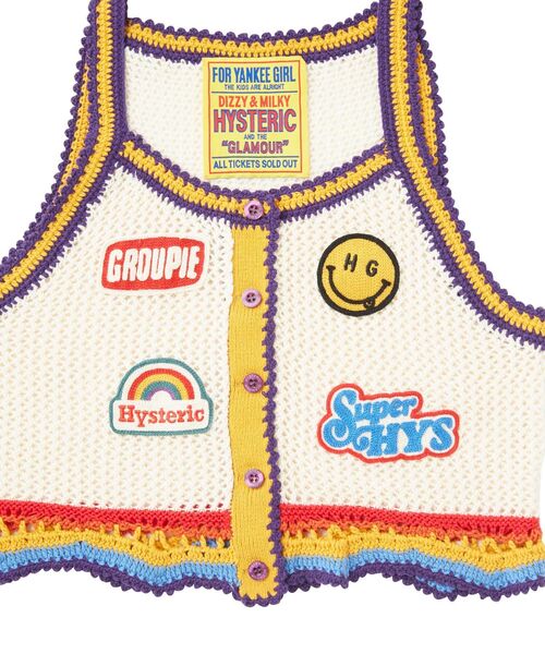 HYSTERIC GLAMOUR archive初期鍵編みキャミソールレア希少 HYSTERIC