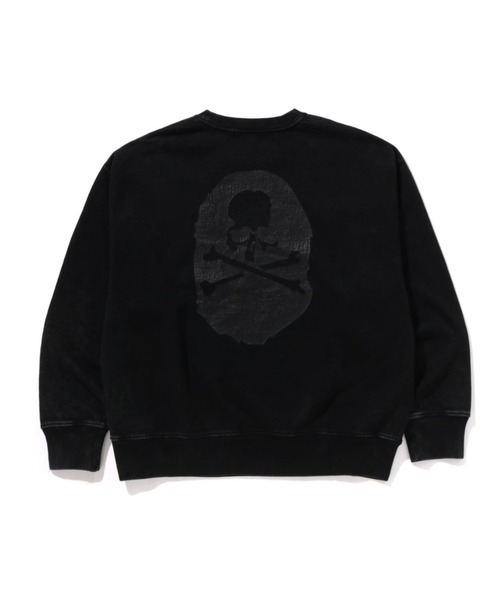 MM BAPE GARMENT DYE RELAXED FIT CREWNECK SWEATSHIRT M 14TH 2ND