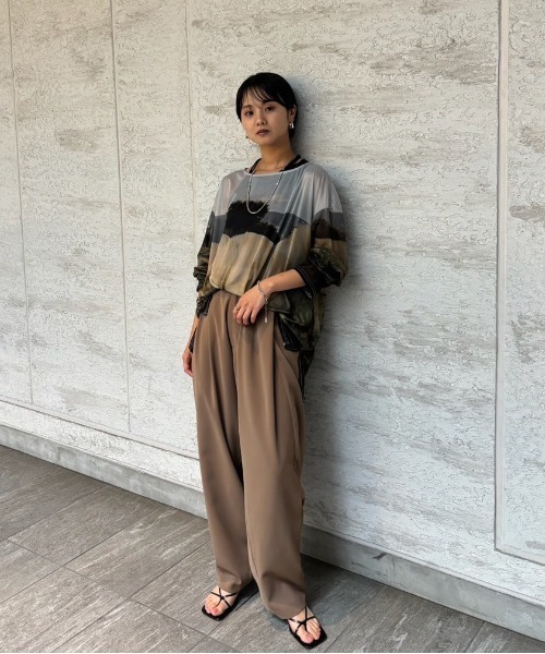 Silvia Conde Olivan×Ameri SHEER TOP（Tシャツ/カットソー）｜Ameri