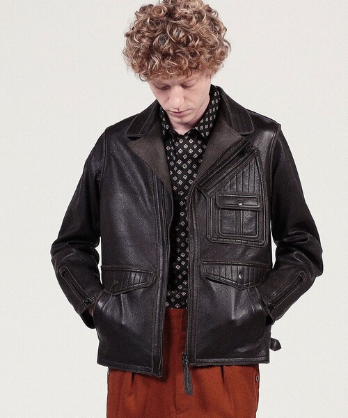 セール】ゴートレザー ライダースジャケット（ライダースジャケット