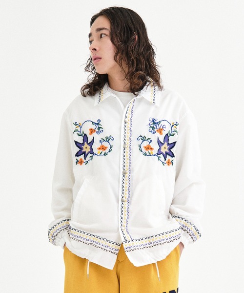 KHOKI / コッキ】 Cross-stitch coach jacket/クロス-ステッチコーチ