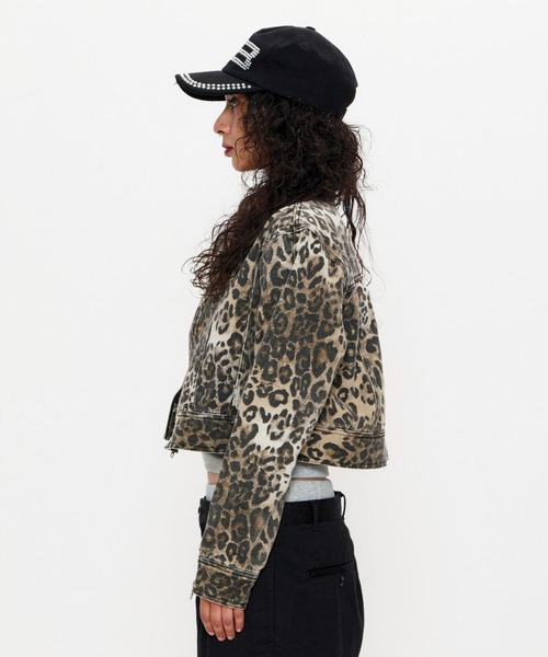 BEEDEN（ビーデン）の「LEOPARD PRINT JAKET（デニムジャケット）」 - WEAR