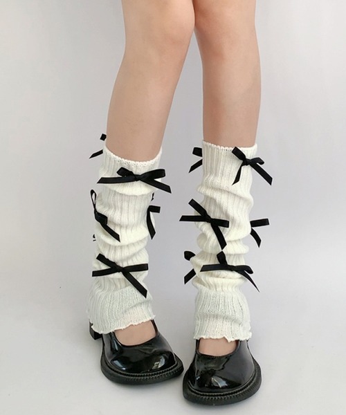 Revo.（レボ）の「メニ―リボン レッグカバー レッグウォーマー Y2K