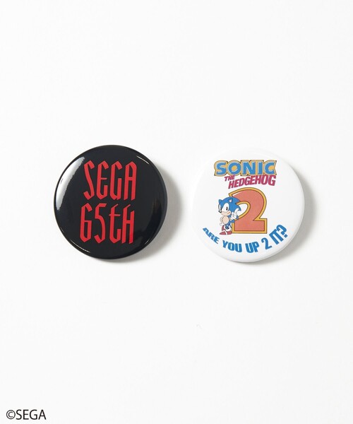 セール】別注 SEGA 65th 缶バッジ/2個セット/ランダム/ソニック/ナイツ
