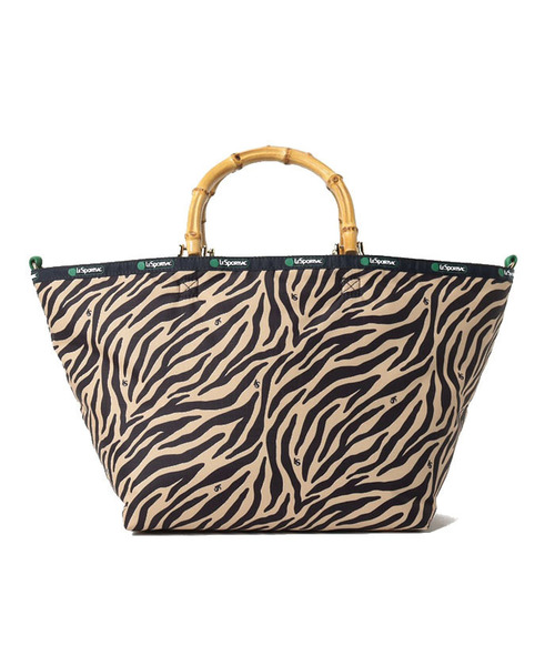 LeSportsac（レスポートサック）の「MEDIUM BAMBOO TOTE 2 クリーム