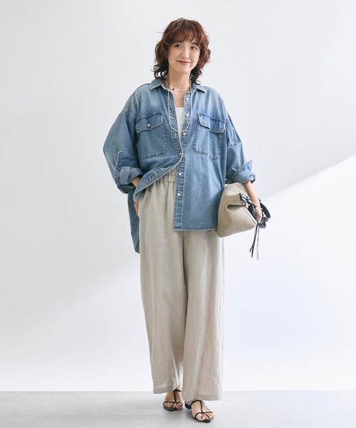 MONN.:./ビッグデニムシャツ（シャツ/ブラウス）｜RIVE DROITE