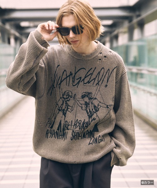 UNISEX》【EVANGELION for MAISON SPECIAL】Prime-Over Crew Neck