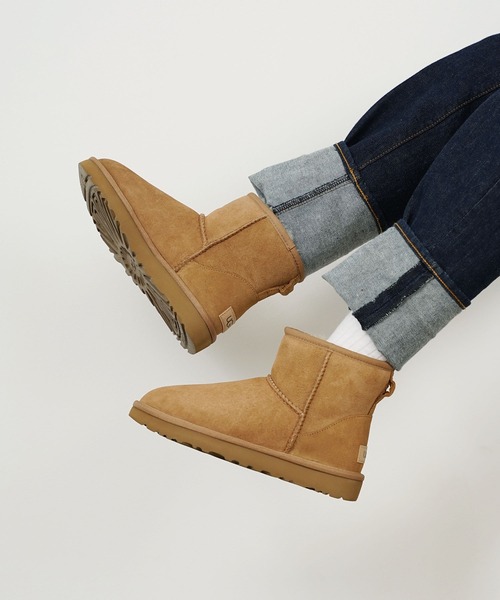 UGG/アグ CLASSIC MINI Ⅱ クラシックミニ ムートンブーツ 撥水 防汚