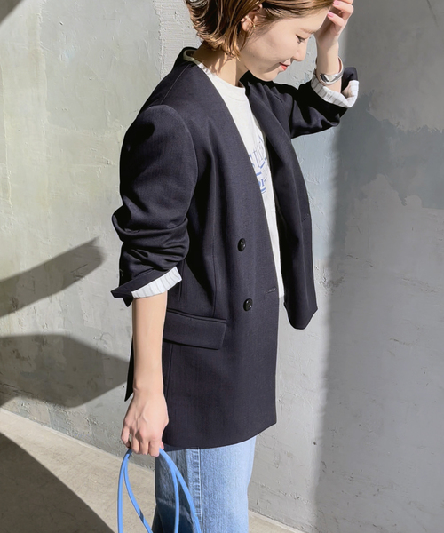 Spick & Span（スピックアンドスパン）の「オックスVカラージャケット