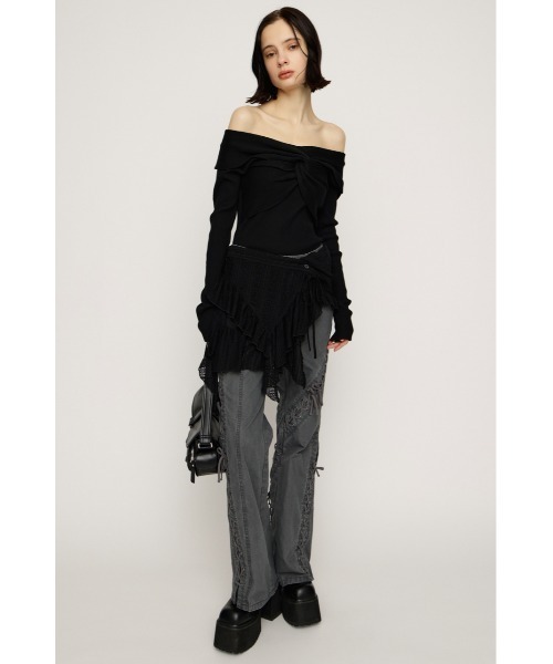 WRAP LACE SKIRT BELT ラップ レーススカート ベルト 秋服 冬服