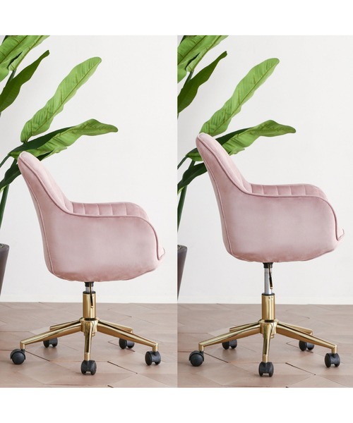 Francfranc（フランフラン）の「エルドラド デスクチェア ピンク（家具