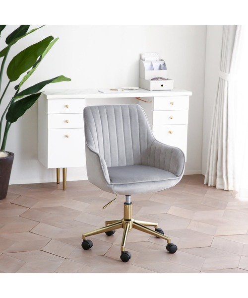 エルドラド デスクチェア グレー（家具）｜Francfranc（フランフラン