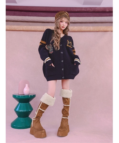 Darich（ダーリッチ）の「フェイクムートンニーハイブーツ（ブーツ