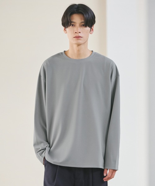 静電気防止ドライアムンゼンクルーネック&モックネックベーシック