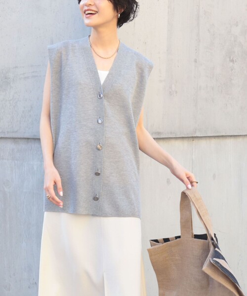 セール】肩タックV前あきベスト（ベスト）｜NOLLEY'S（ノーリーズ）の