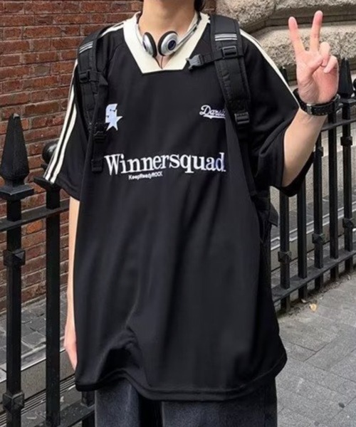 セール】【NOWLE】サッカーユニフォームデザイン フットボール Tシャツ