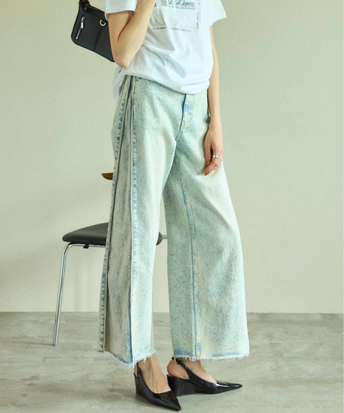 Side Long Zip Denim/サイドロングジップデニム（デニムパンツ