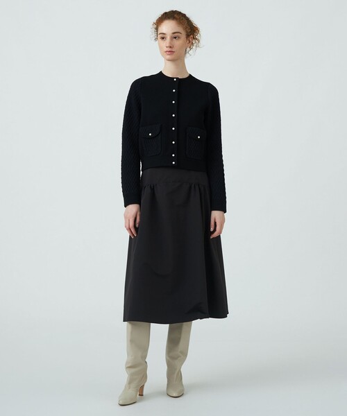 BALLSEY（ボールジィ）の「ウールコットンパールコンビ クルーネック