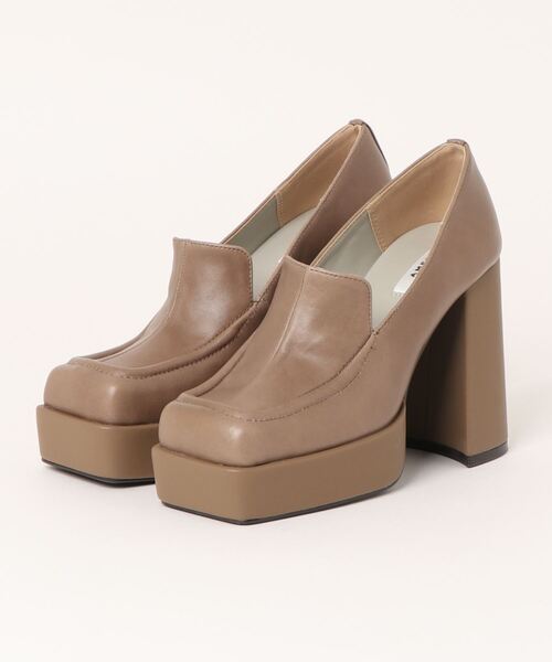 Ameri（アメリ）の「PLATFORM SQUARE TOE LOAFER（ローファー）」 - WEAR