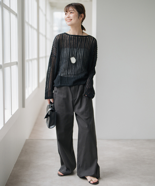 追加》ギャザーチノ（チノパンツ）｜Spick & Span（スピックアンド