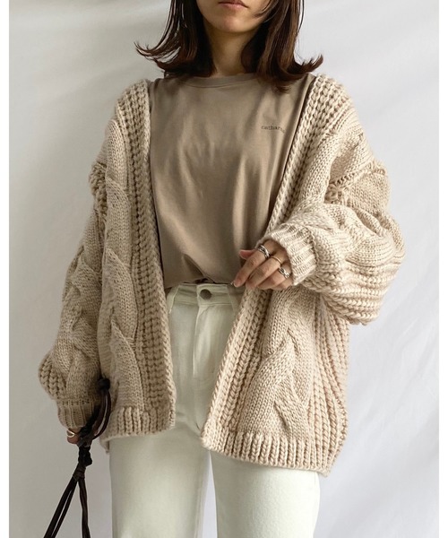 She's Closet（シーズクローゼット）の「ざっくり ローゲージ ケーブル