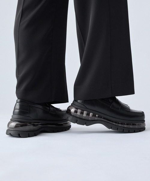 CLEL（クレイル）の「【CLEL】Air Cushion High Sole Loafers/Derby