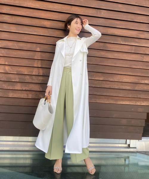 anuans（アニュアンス）の「トレンチロングワンピース（ワンピース