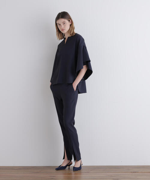 ◇2WAYツイルフレアブラウス（シャツ/ブラウス）｜LE PHIL