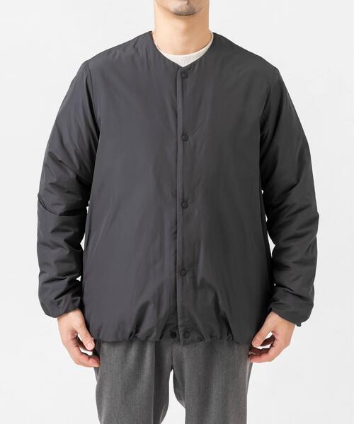 セール】『XLサイズあり』NOUVELLE中綿ノーカラーブルゾン（ブルゾン