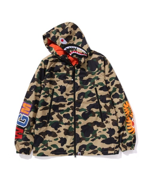 1ST CAMO SHARK HOODIE JACKET（ミリタリージャケット）｜A BATHING