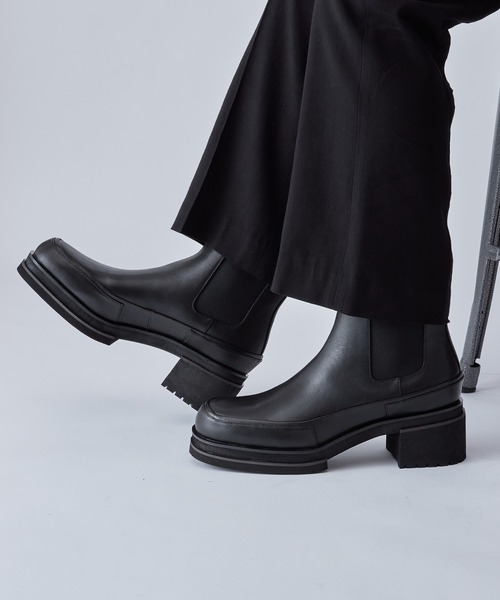 Lui's（ルイス）の「ボリュームソールサイドゴアブーツ（ブーツ）」 - WEAR