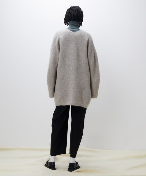 UNFIL アンフィル / stretch superkid mohair cardigan ストレッチ