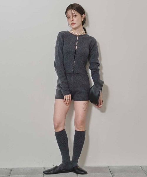 TODAYFUL/トゥデイフル】Cashmere Compact Cardigan/カシミア